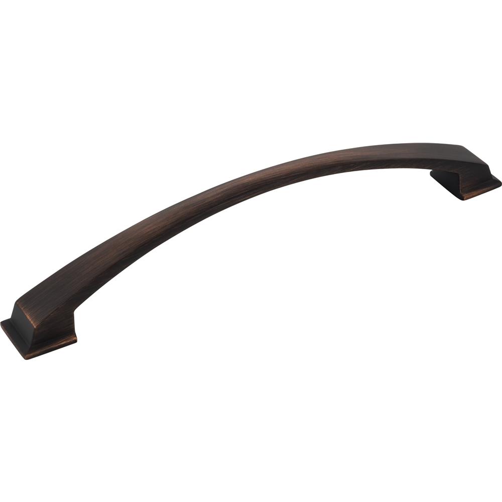 Jeffrey Alexander by Hardware Resources Roman Cabinet Pull 8-3/4" Overall Length Cabinet Pull, 192 mm Center to Center in Brushed Oil Rubbed Bronze