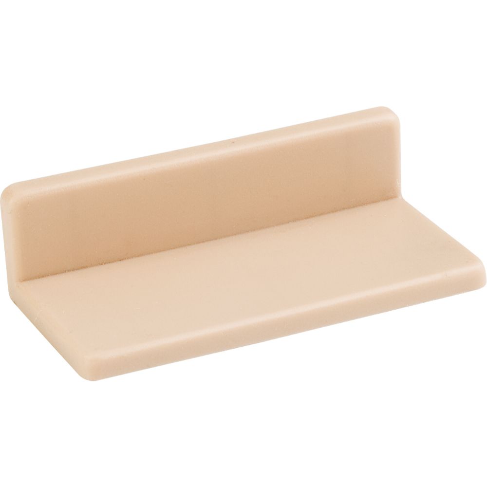 Hardware Resources 1996 2-1/8" x 1" x 1/2" Beige Plastic Cover For Drawer Bracket (9453007)