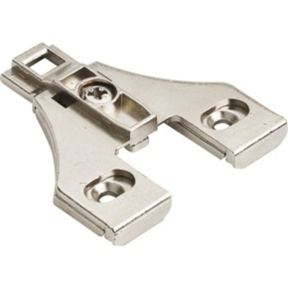 Hardware Resources 400.3724.75 Heavy Duty 3 mm Cam Adj Zinc Die Cast Plate No Screws Recommended for 125° Hinge for 500 Series Euro Hinges