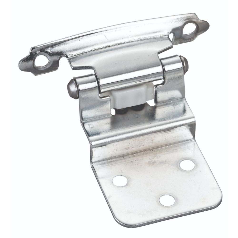 Hardware Resources P5922PC Traditional 3/8” Inset Hinge with Semi-Concealed Frame Wing - Polished Chrome