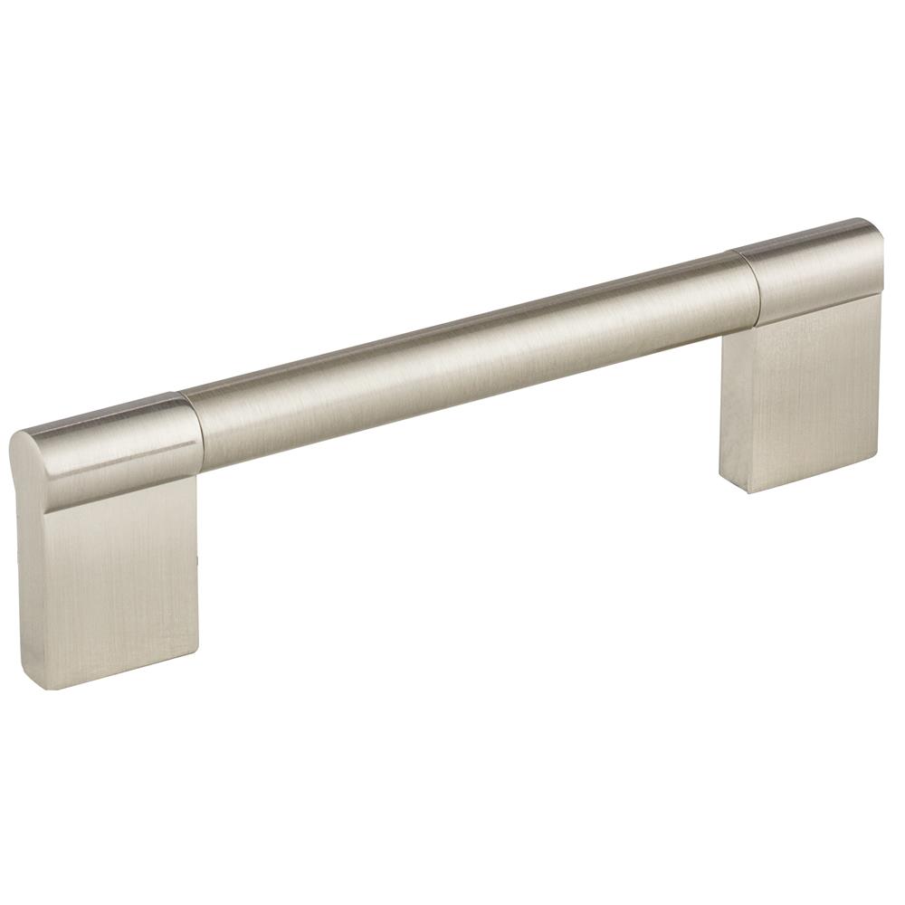 Elements by Hardware Resources Knox Cabinet Pull 5-9/16" Overall Length Cabinet pull, 128mm Center to Center in Satin Nickel