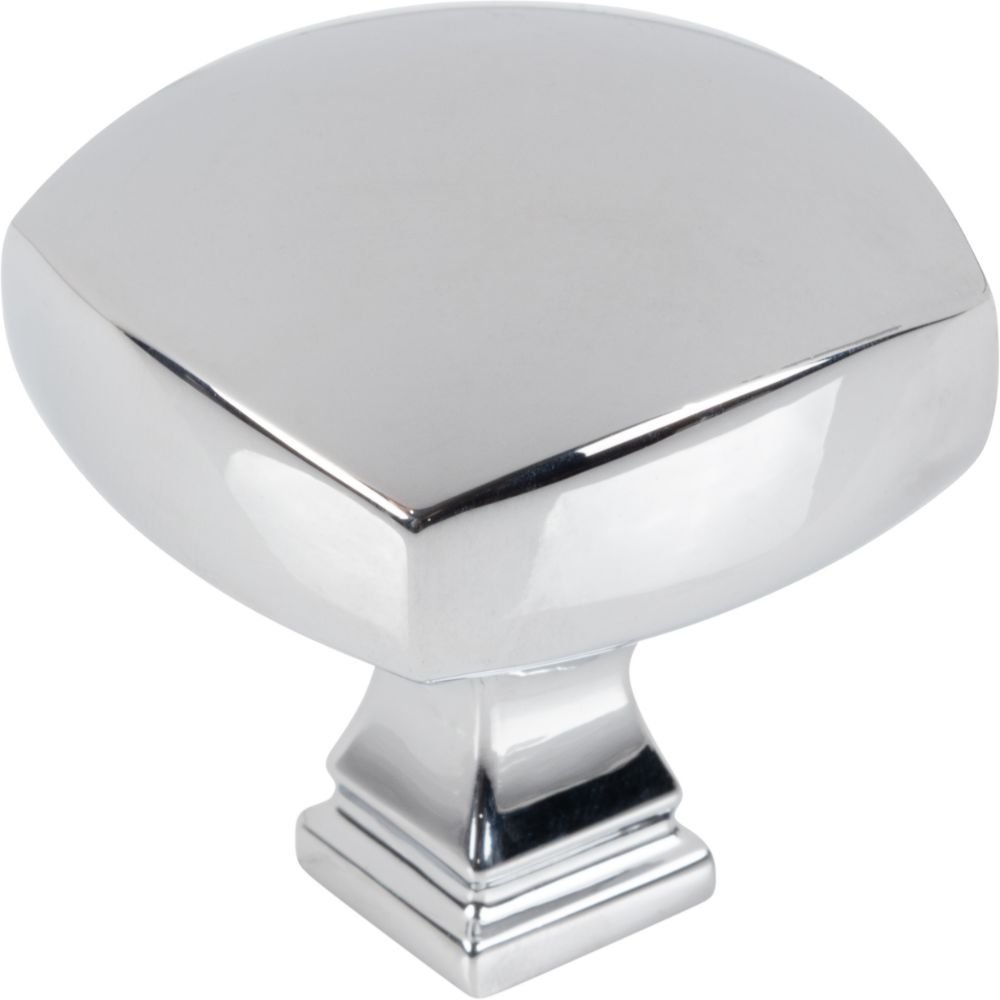 Jeffrey Alexander by Hardware Resources 278L-PC 1-3/8" Overall Length Polished Chrome Square Audrey Cabinet Knob