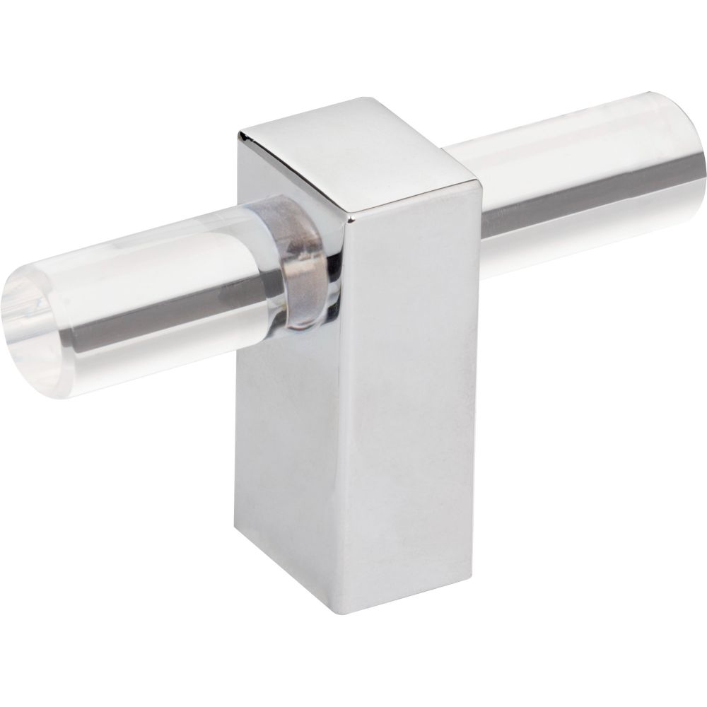 Jeffrey Alexander by Hardware Resources 578T-PC 2-3/8" Overall Length Polished Chrome Spencer "T" Knob