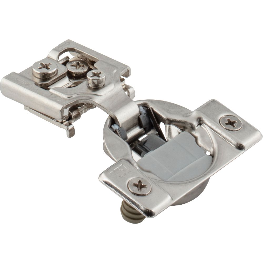 Hardware Resources 9390-2-2C 105° 1/2" Overlay Compact DURA-CLOSE® Soft-close Hinge with 2 Cleats and Press-in 8mm Dowels.