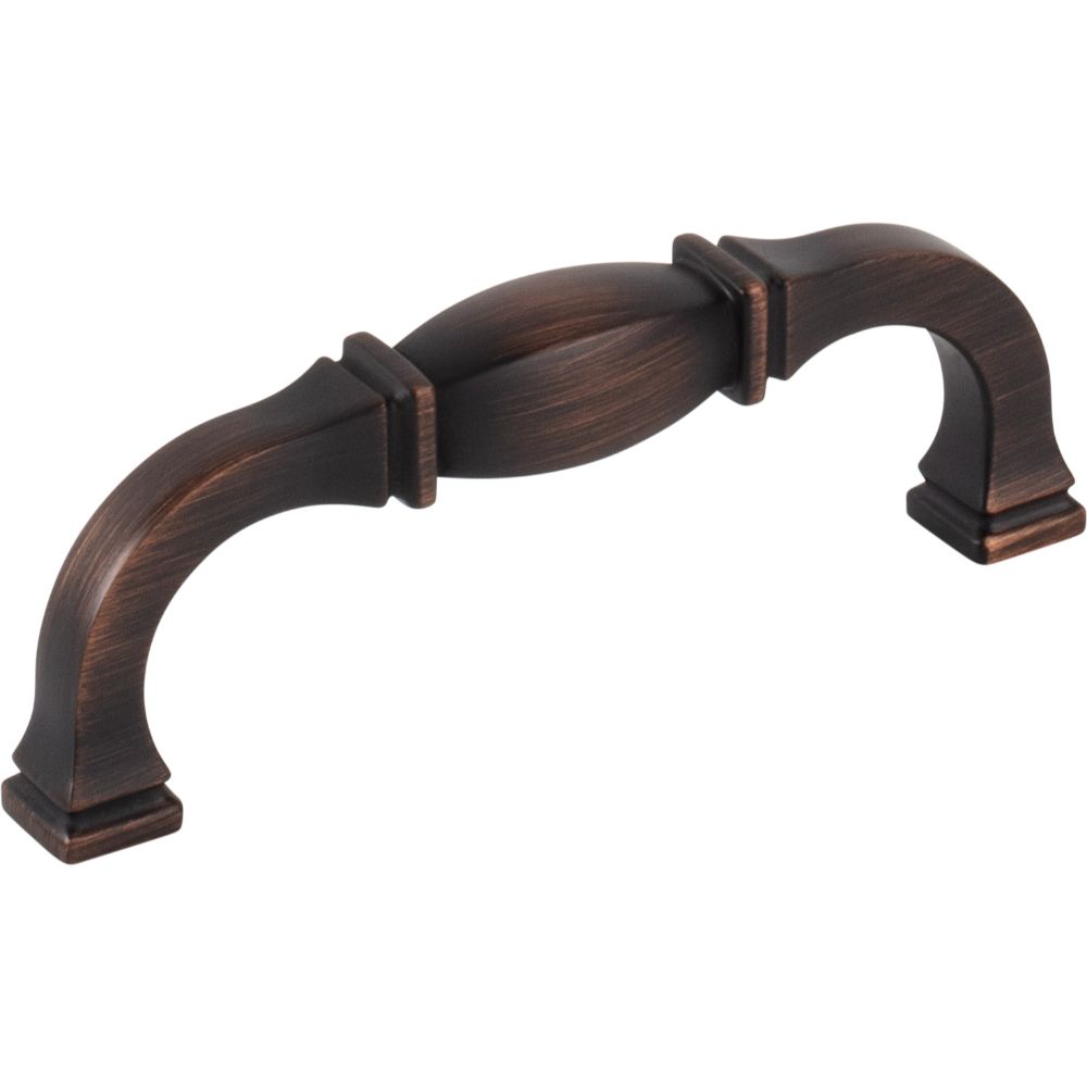 Jeffrey Alexander by Hardware Resources 278-96DBAC 96 mm Center-to-Center Brushed Oil Rubbed Bronze Audrey Cabinet Pull