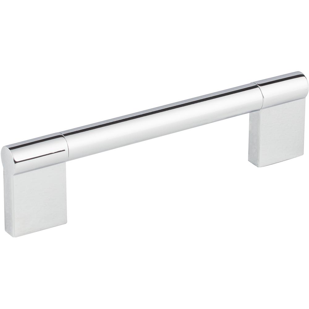 Elements by Hardware Resources Knox Cabinet Pull 5-9/16" Overall Length Cabinet pull, 128mm Center to Center in Polished Chrome
