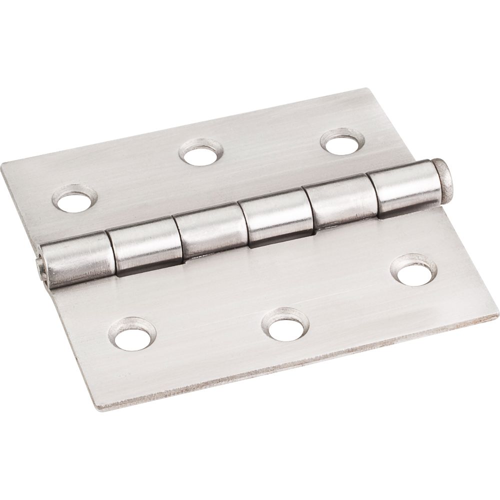 Hardware Resources OL33550SS Stainless Steel 3" x 2-3/4"  Single Full Swaged Butt Hinge