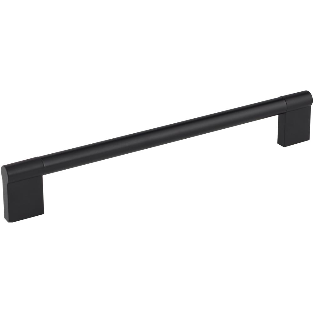 Elements by Hardware Resources Knox Cabinet Pull 9-5/16" Overall Length Cabinet pull, 224mm Center to Center in Matte Black