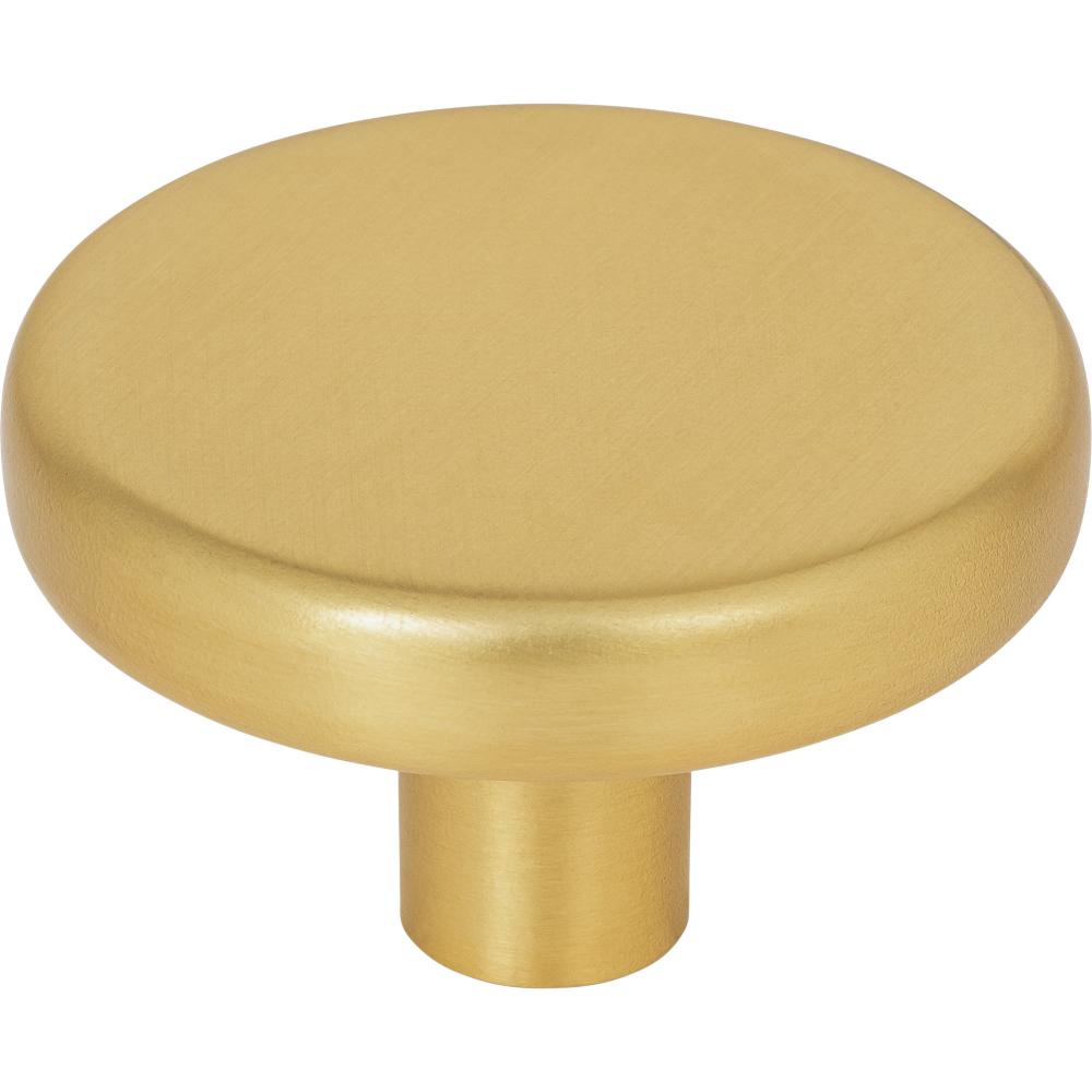 Hardware Resources 105L-BG Gibson 1-5/8" Diameter Mushroom Knob - Brushed Gold