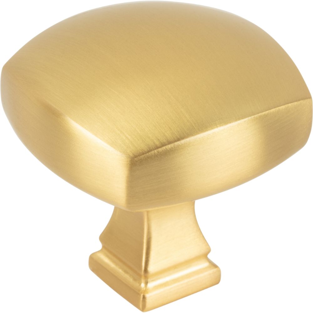 Jeffrey Alexander by Hardware Resources 278L-BG 1-3/8" Overall Length Brushed Gold Square Audrey Cabinet Knob