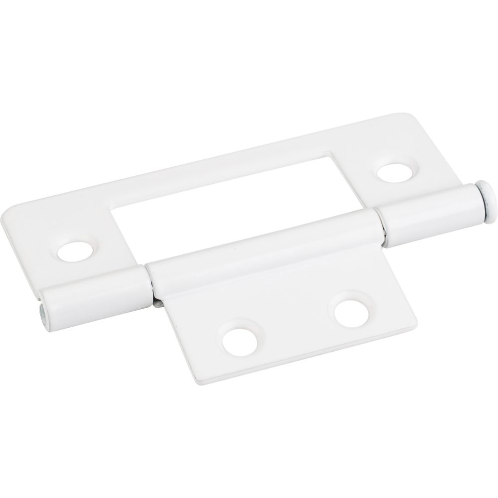 Hardware Resources 9500BWH Bright White 3" Loose Pin Non-Mortise Hinge 4 Hole