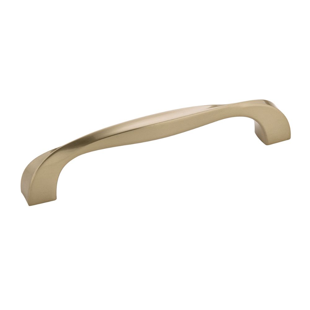 Hickory Hardware H076017-EGN Twist Collection Pull 5-1/16 Inch (128mm) Center to Center Elusive Golden Nickel Finish