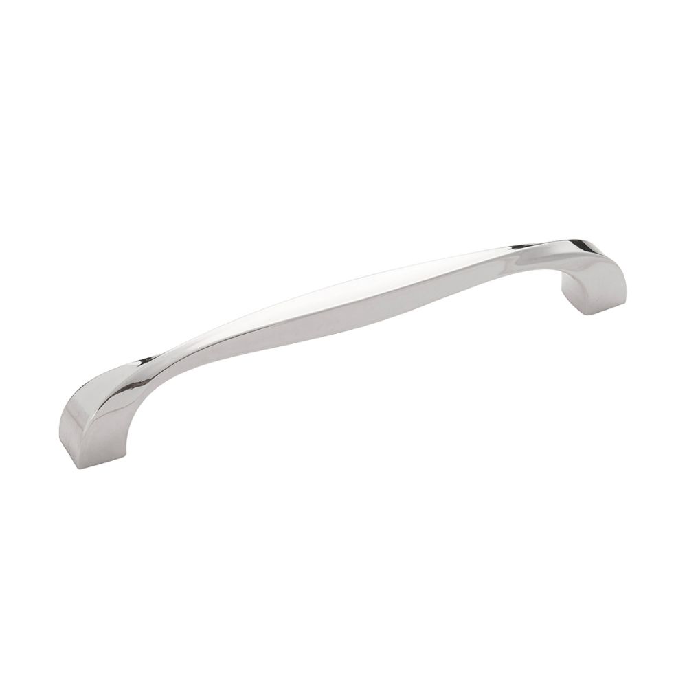 Hickory Hardware H076018-14 Twist Collection Pull 6-5/16 Inch (160mm) Center to Center Polished Nickel Finish