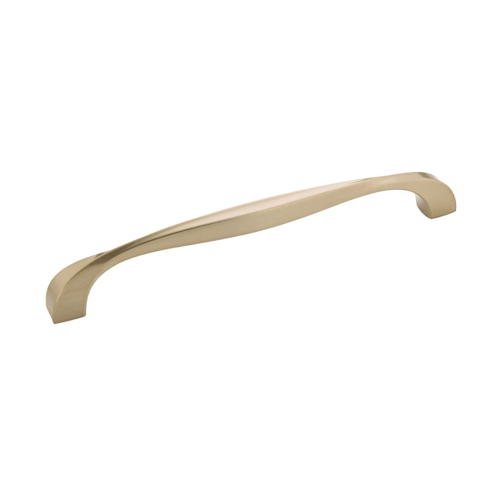 Hickory Hardware H076019-EGN Twist Collection Pull 7-9/16 Inch (192mm) Center to Center Elusive Golden Nickel Finish