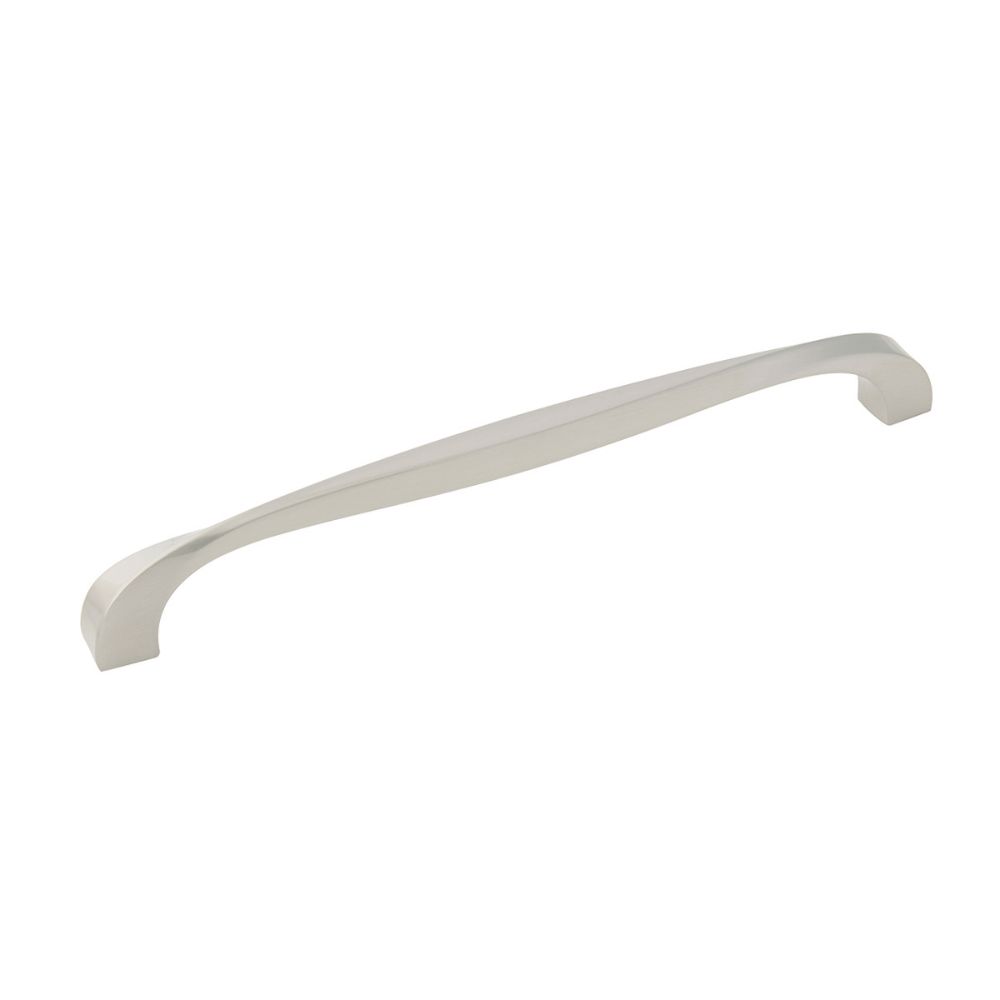 Hickory Hardware H076020-SN Twist Collection Pull 8-13/16 Inch (224mm) Center to Center Satin Nickel Finish