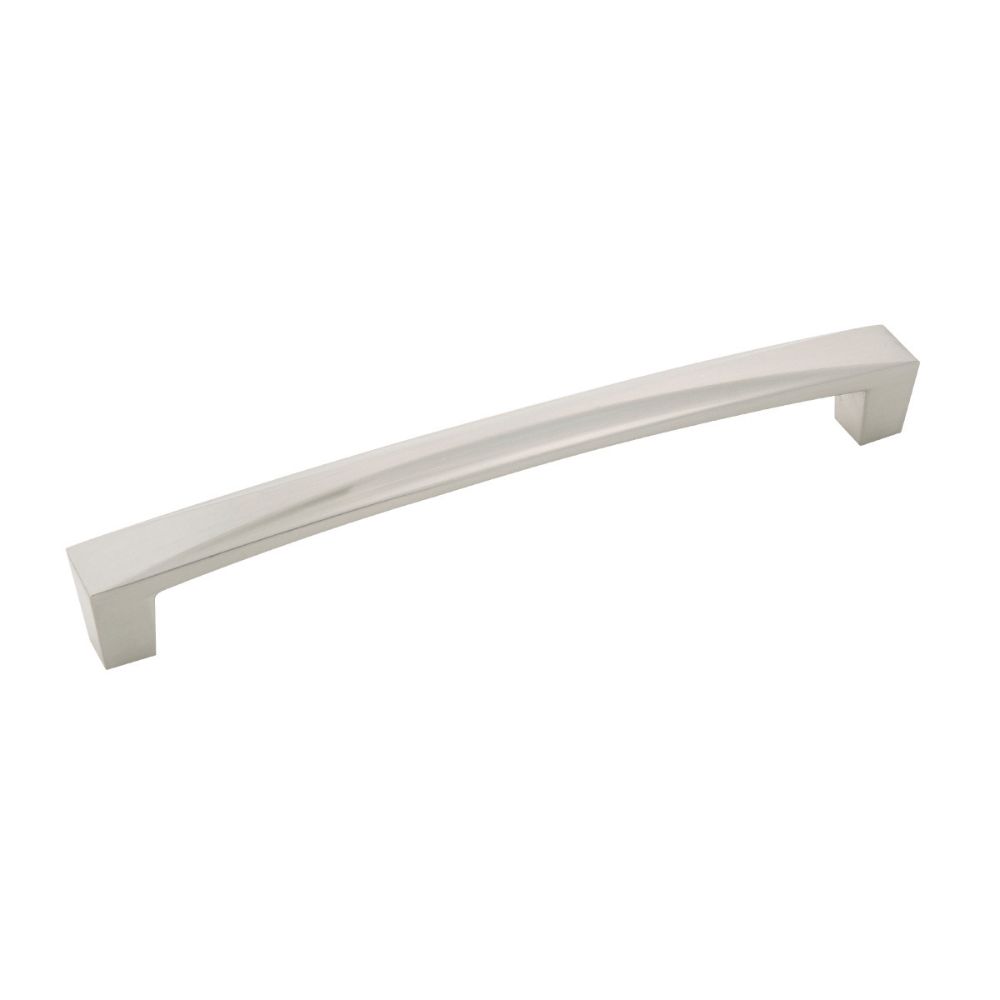 Hickory Hardware H076132-SN Crest Collection Pull 6-5/16 Inch (160mm) Center to Center Satin Nickel Finish