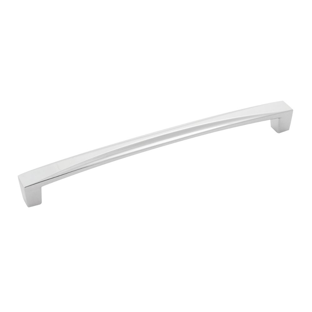 Hickory Hardware H076133-CH Crest Collection Pull 7-9/16 Inch (192mm) Center to Center Chrome Finish