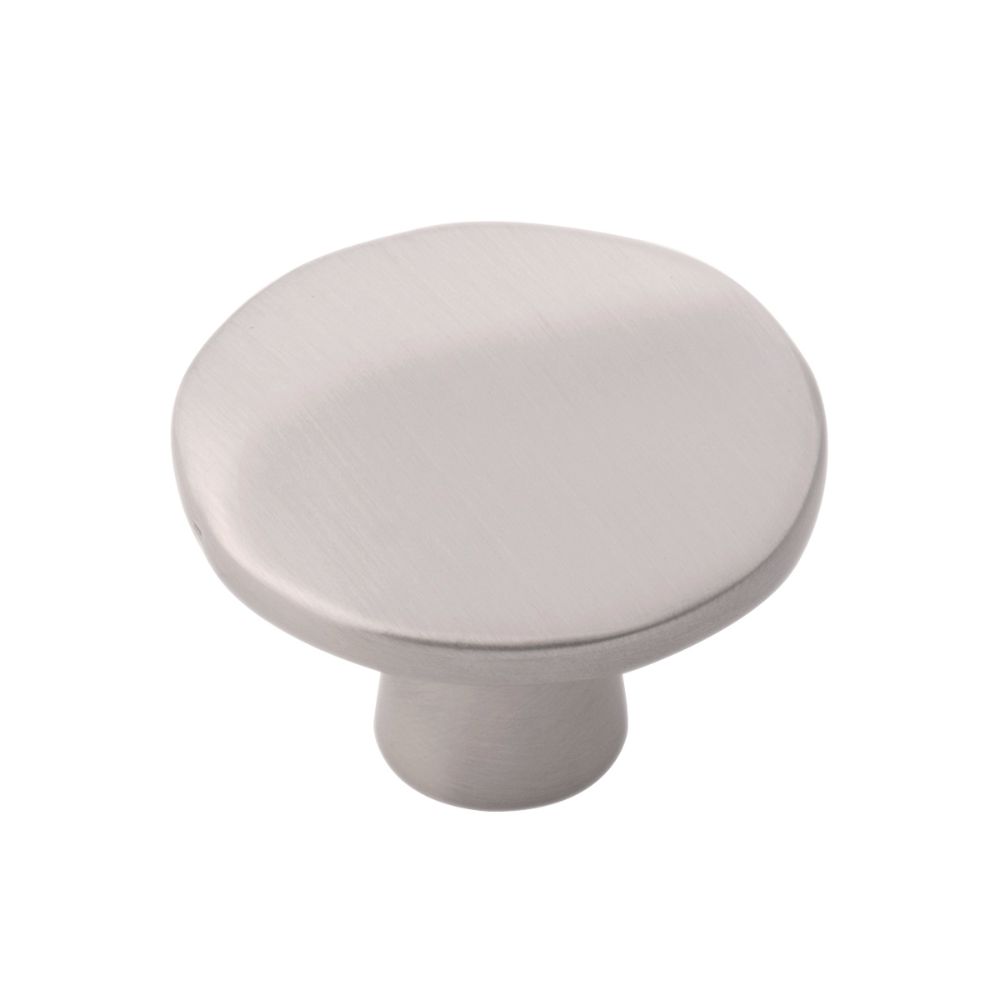 Hickory Hardware H076652-SN Willow Collection Knob 1-3/8 Inch Diameter Satin Nickel Finish