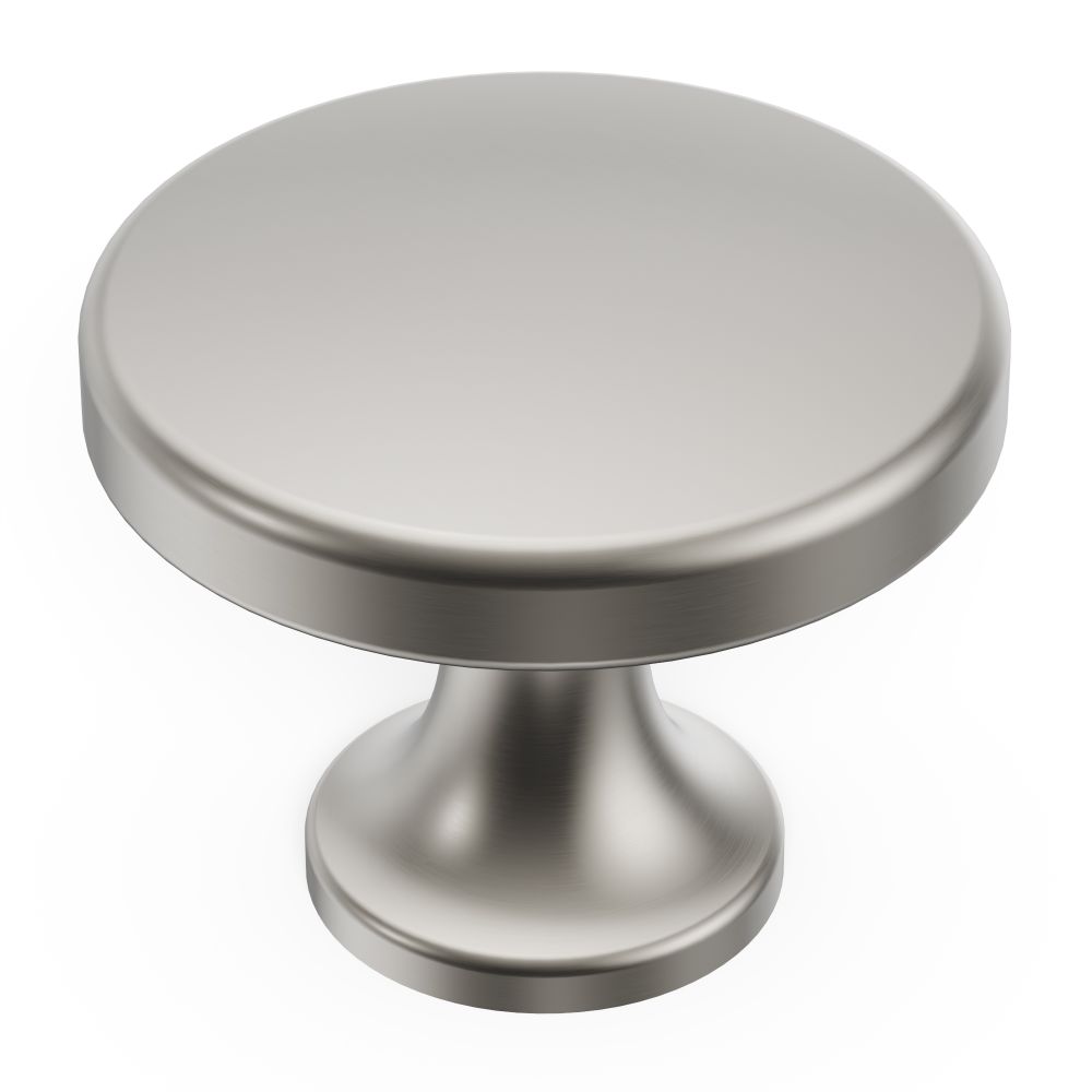Hickory Hardware H076698-SN Forge Collection Knob 1-3/8 Inch Diameter Satin Nickel Finish
