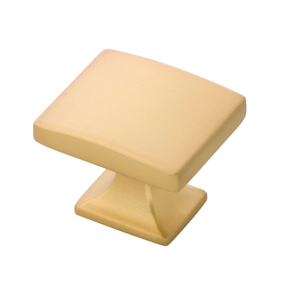 Hickory Hardware H076699-BGB Forge Collection Knob 1-7/16 Inch X 1-1/4 Inch Brushed Golden Brass Finish