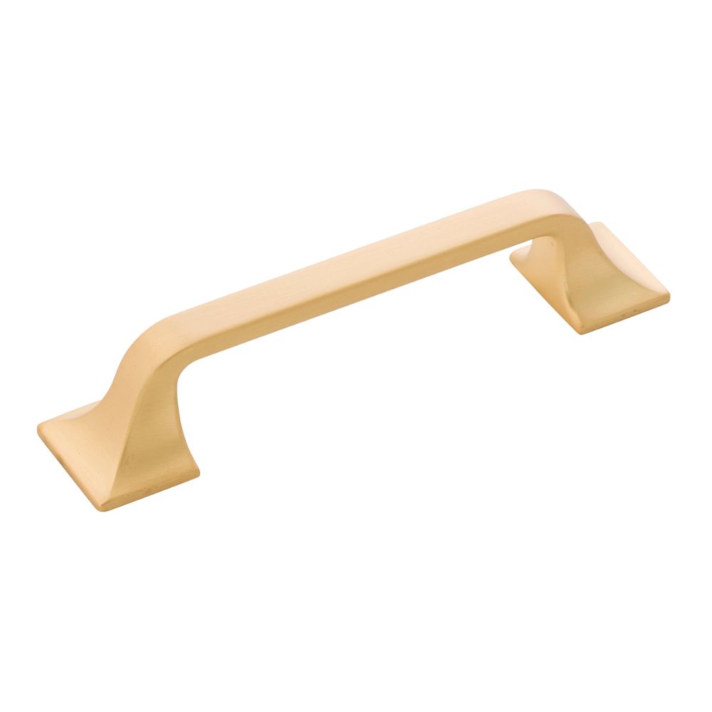 Hickory Hardware H076701-BGB Forge Collection Pull 3-3/4 Inch (96mm) Center to Center Brushed Golden Brass Finish