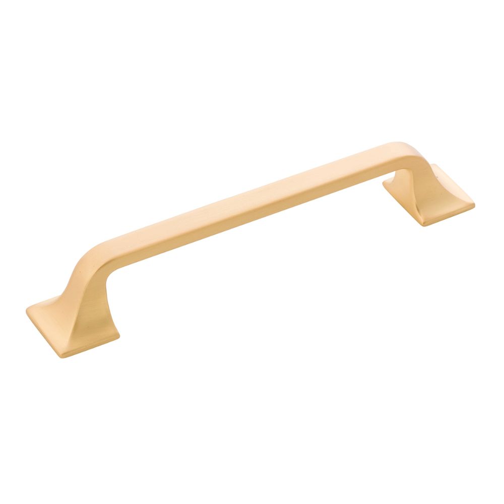 Hickory Hardware H076702-BGB Forge Collection Pull 5-1/16 Inch (128mm) Center to Center Brushed Golden Brass Finish
