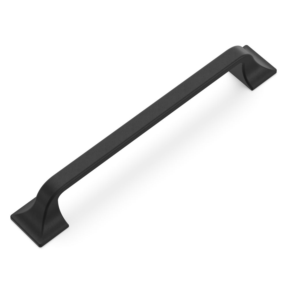 Hickory Hardware H076703-BI Forge Collection Pull 6-5/16 Inch (160mm) Center to Center Black Iron Finish