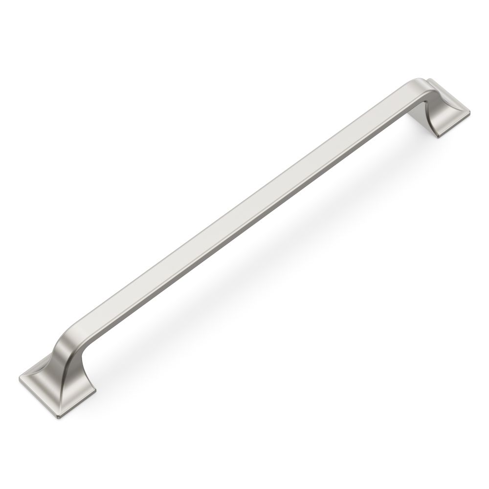 Hickory Hardware H076705-SN Forge Collection Pull 8-13/16 Inch (224mm) Center to Center Satin Nickel Finish