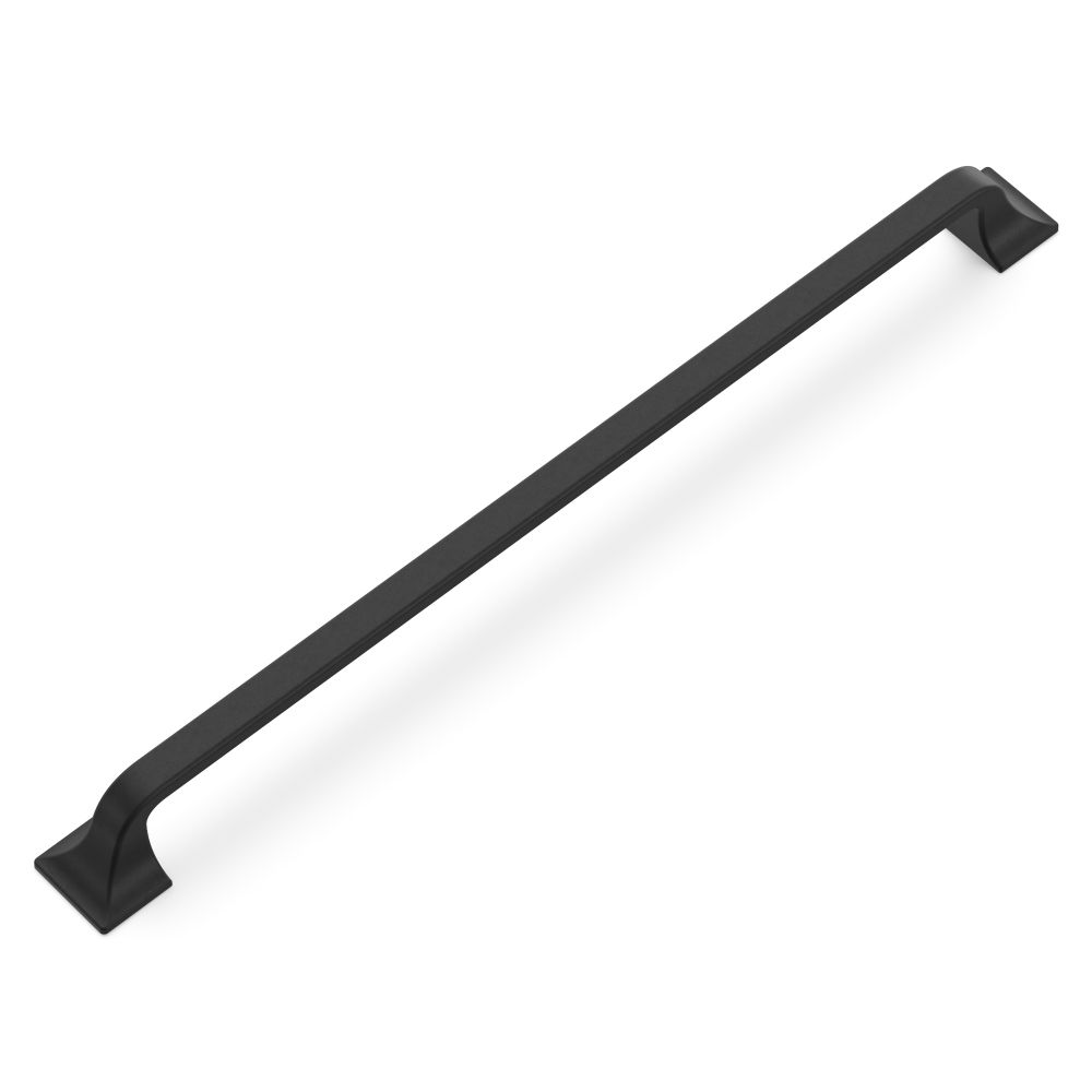 Hickory Hardware H076706-BI Forge Collection Pull 12 Inch Center to Center Black Iron Finish