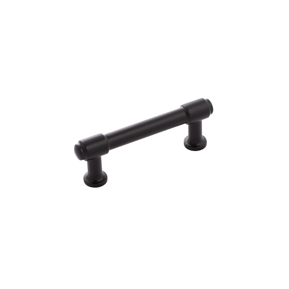 Hickory Hardware H077851MB Piper Pull, 3" C/c in Matte Black