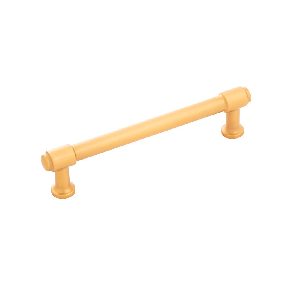 Hickory Hardware H077853BGB Piper Pull, 128mm C/c in Brushed Golden Brass