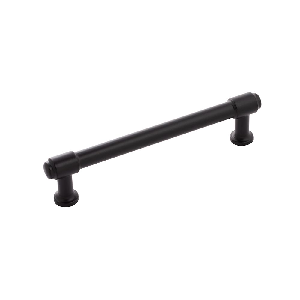 Hickory Hardware H077853MB Piper Pull, 128mm C/c in Matte Black