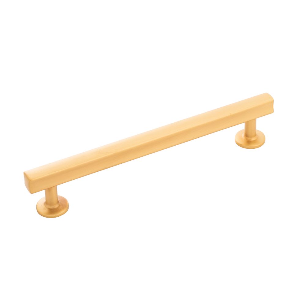 Hickory Hardware H077883BGB Woodward Pull, 160mm C/c in Brushed Golden Brass