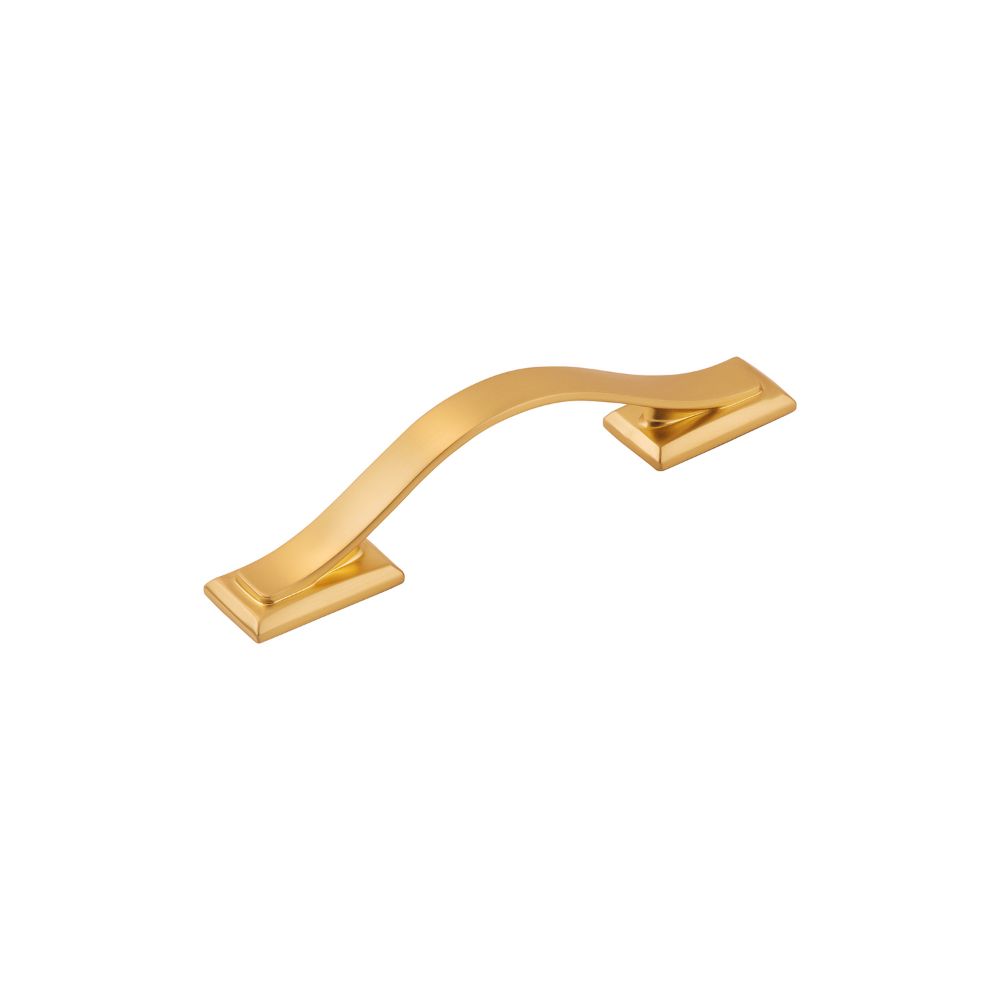 Hickory Hardware H078770BGB Pull, 3" C/c in Brushed Golden Brass