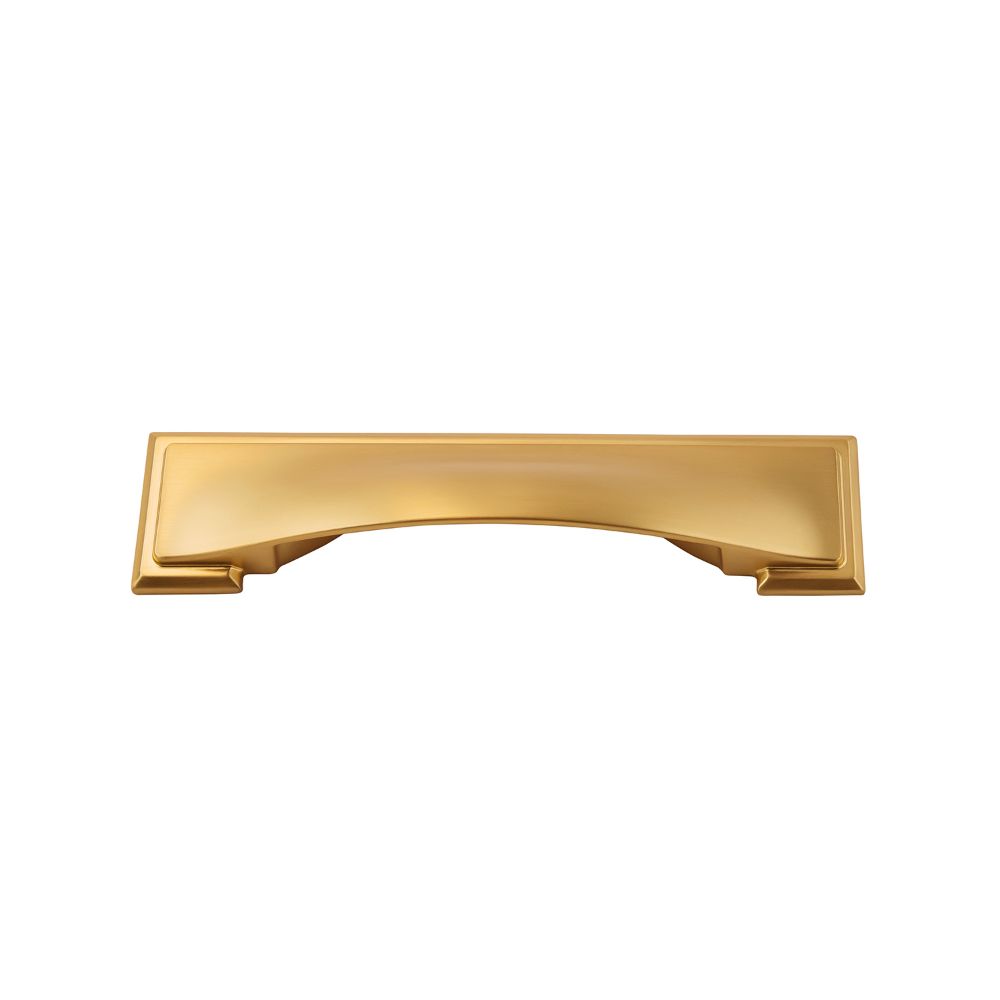 Hickory Hardware H078775BGB Cup Pull, 3", 96mm & 128mm C/c in Brushed Golden Brass