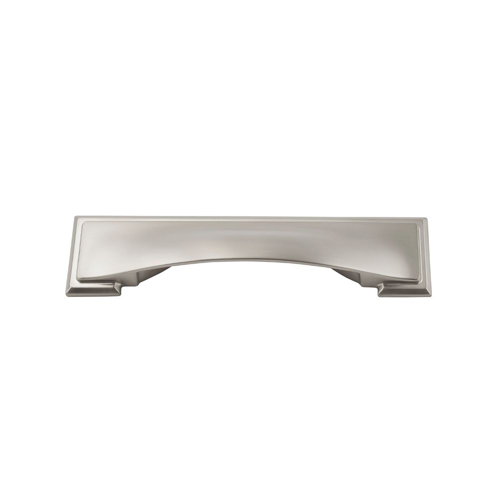 Hickory Hardware H078775SN Cup Pull, 3", 96mm & 128mm C/c in Satin Nickel