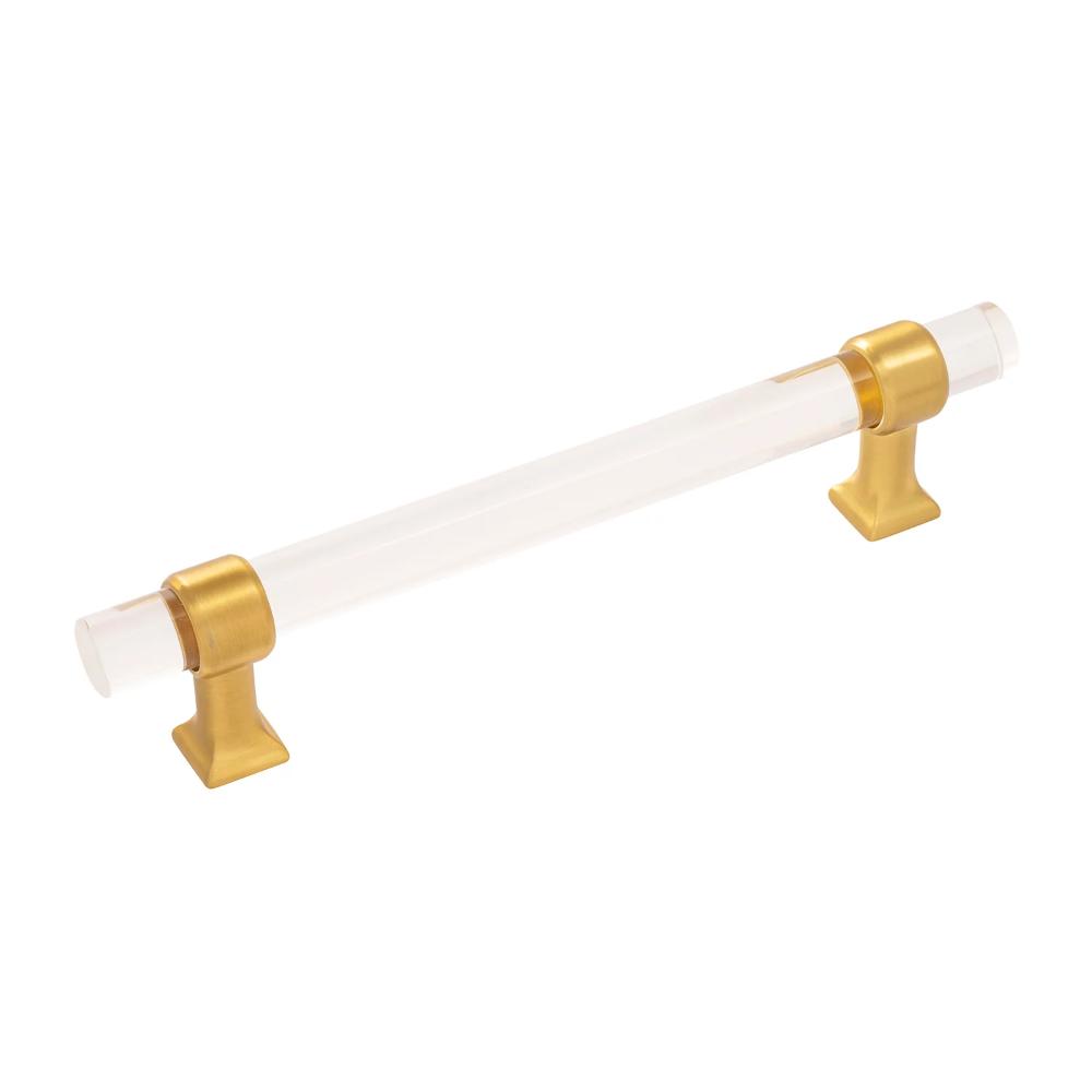 Hickory Hardware H079519-CABGB Pull, 128mm C/c in Brushed Golden Brass