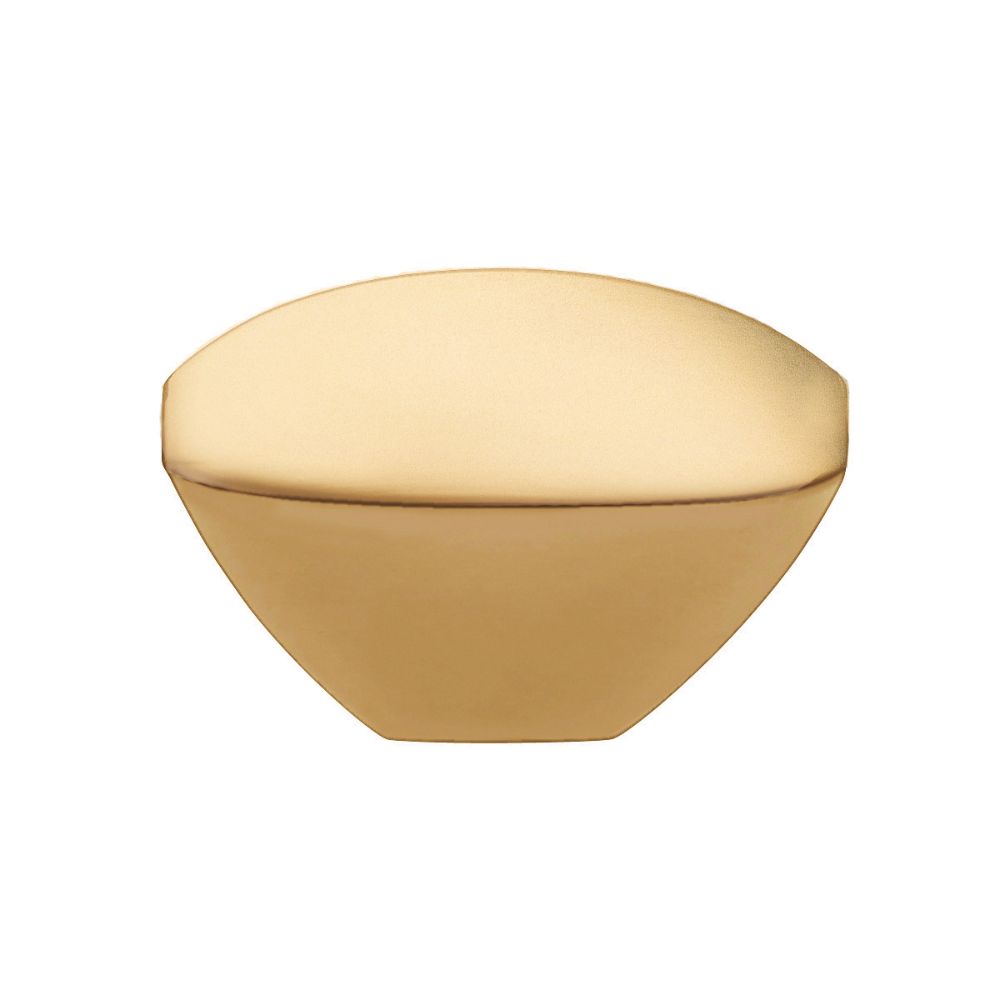 Hickory Hardware HH074641-FUB Velocity Collection Knob 1-7/16 Inch X 11/16 Inch Flat Ultra Brass Finish