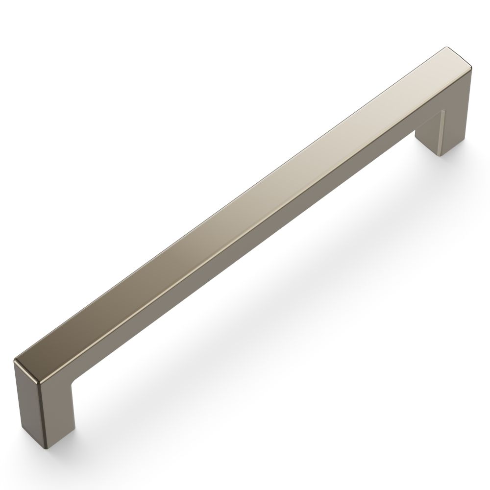 Hickory Hardware HH075328-14 Skylight Collection Pull 5-1/16 Inch (128mm) Center to Center Polished Nickel Finish