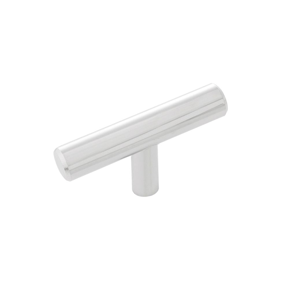 Hickory Hardware HH075591-CH Bar Pull Collection Knob T Chrome Finish