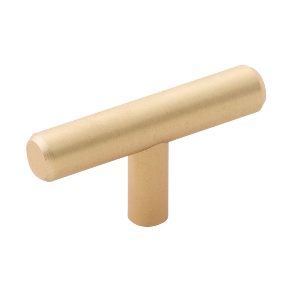 Hickory Hardware HH075591-RLB-10B Knob, T, 10 Pack in Royal Brass