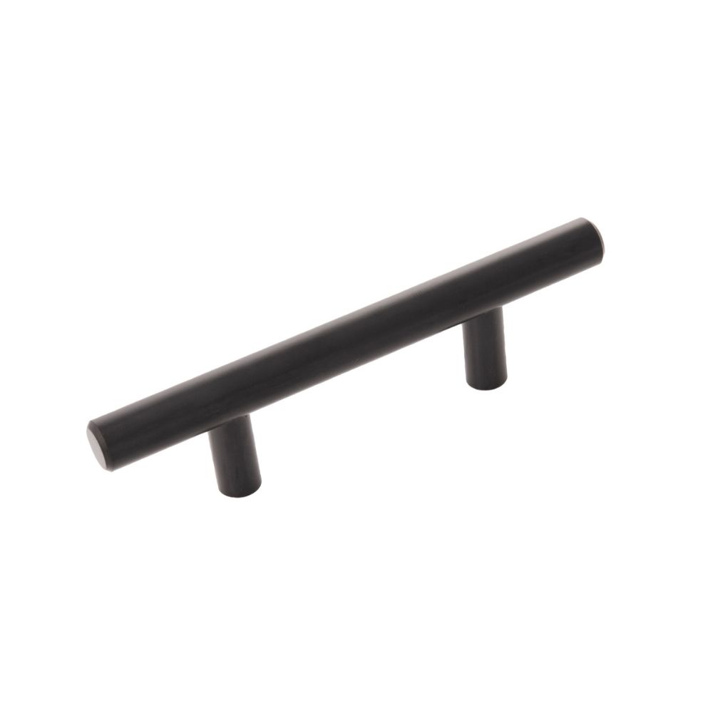 Hickory Hardware HH075592-MB Bar Pull Collection Pull 2-1/2 Inch (64mm) Center to Center Matte Black Finish