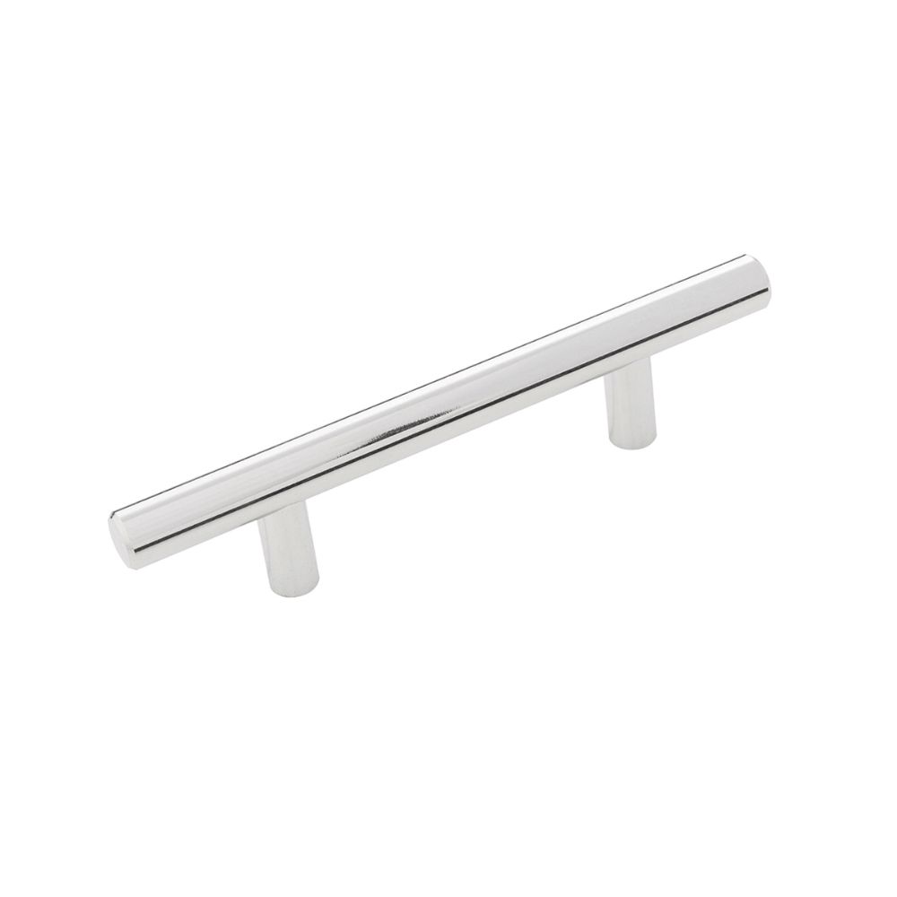 Hickory Hardware HH075593-CH Bar Pull Collection Pull 3 Inch Center to Center Chrome Finish