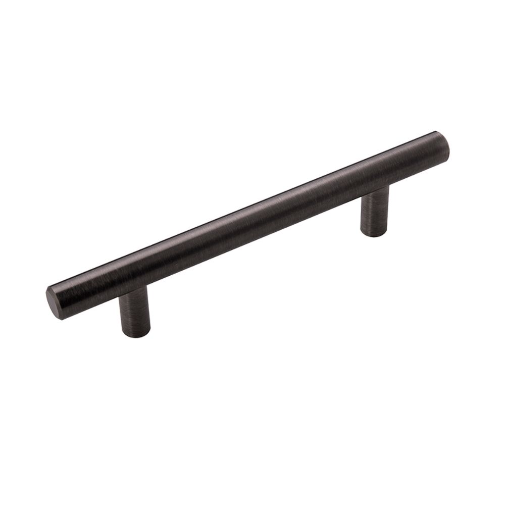 Hickory Hardware HH075594-BBLN Bar Pull Collection Pull 3-3/4 Inch (96mm) Center to Center Brushed Black Nickel Finish
