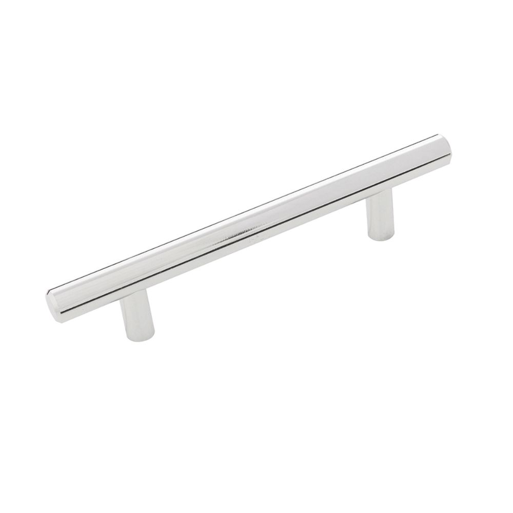 Hickory Hardware HH075594-CH Bar Pull Collection Pull 3-3/4 Inch (96mm) Center to Center Chrome Finish