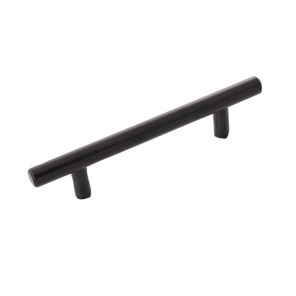Hickory Hardware HH075594-MB Bar Pull Collection Pull 3-3/4 Inch (96mm) Center to Center Matte Black Finish
