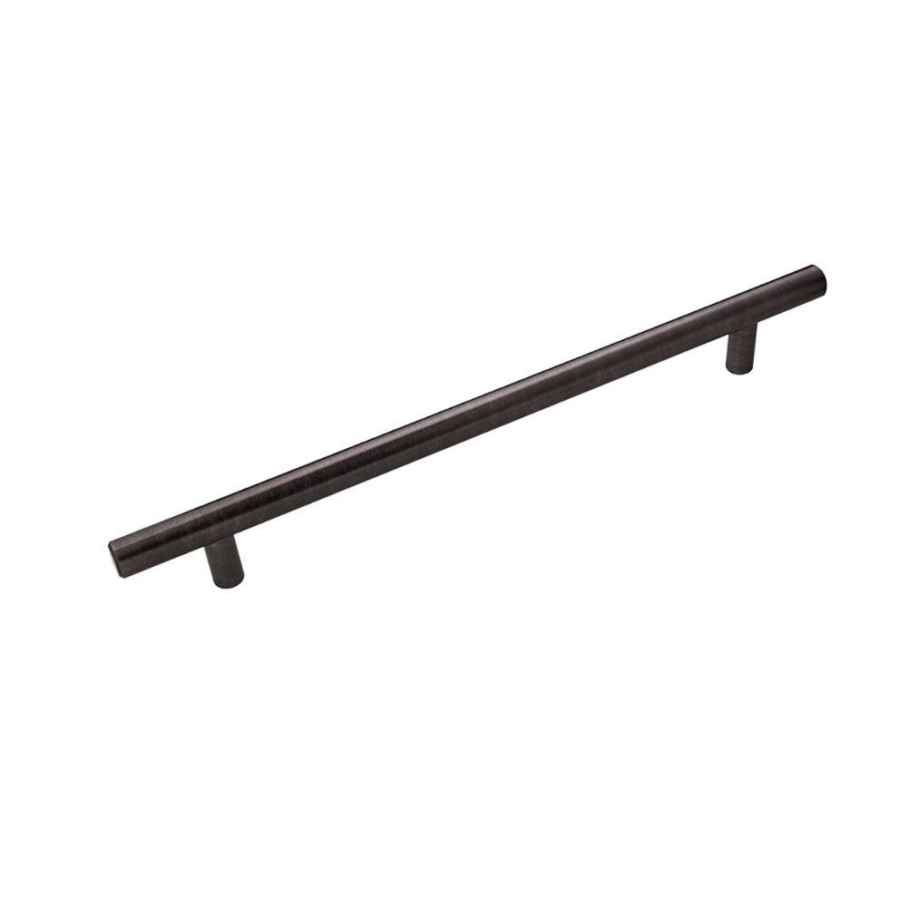 Hickory Hardware HH075597-BBLN Bar Pull Collection Pull 7-9/16 Inch (192mm) Center to Center Brushed Black Nickel Finish