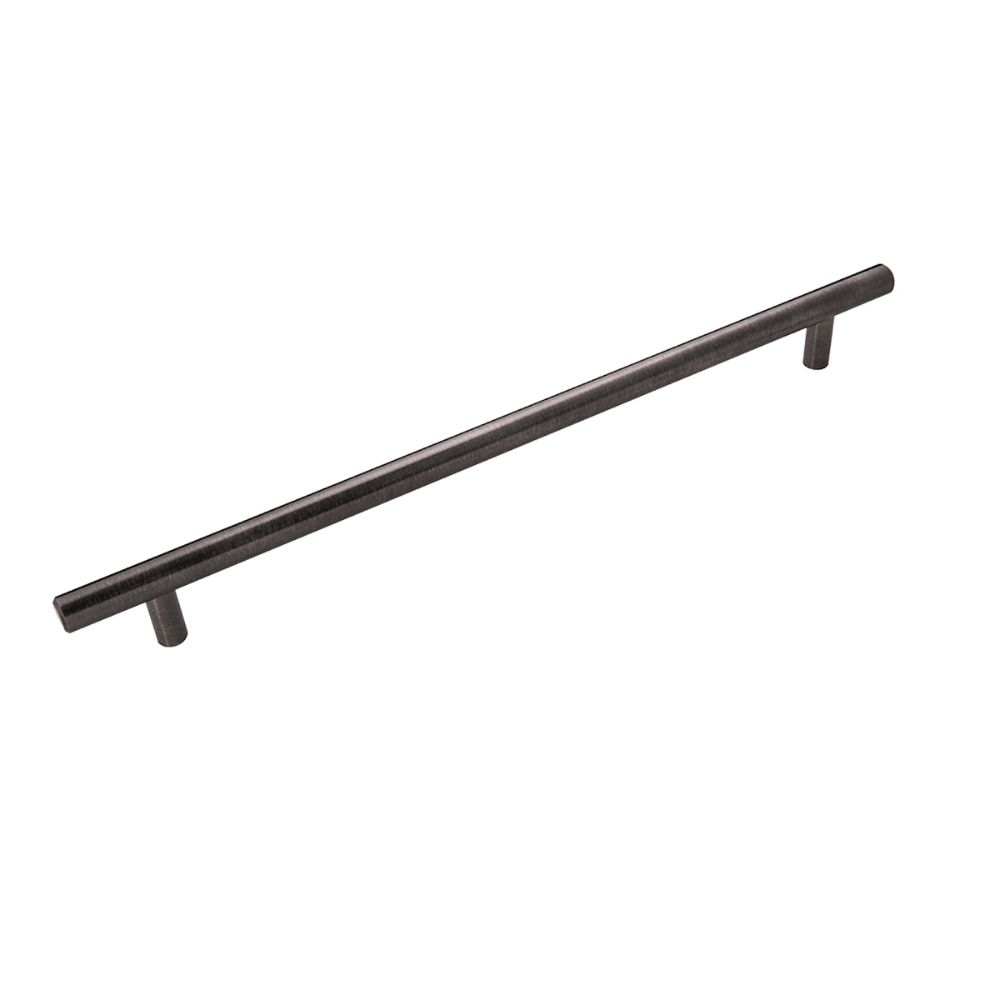 Hickory Hardware HH075599-BBLN Bar Pull Collection Pull 10-1/16 Inch (256mm) Center to Center Brushed Black Nickel Finish