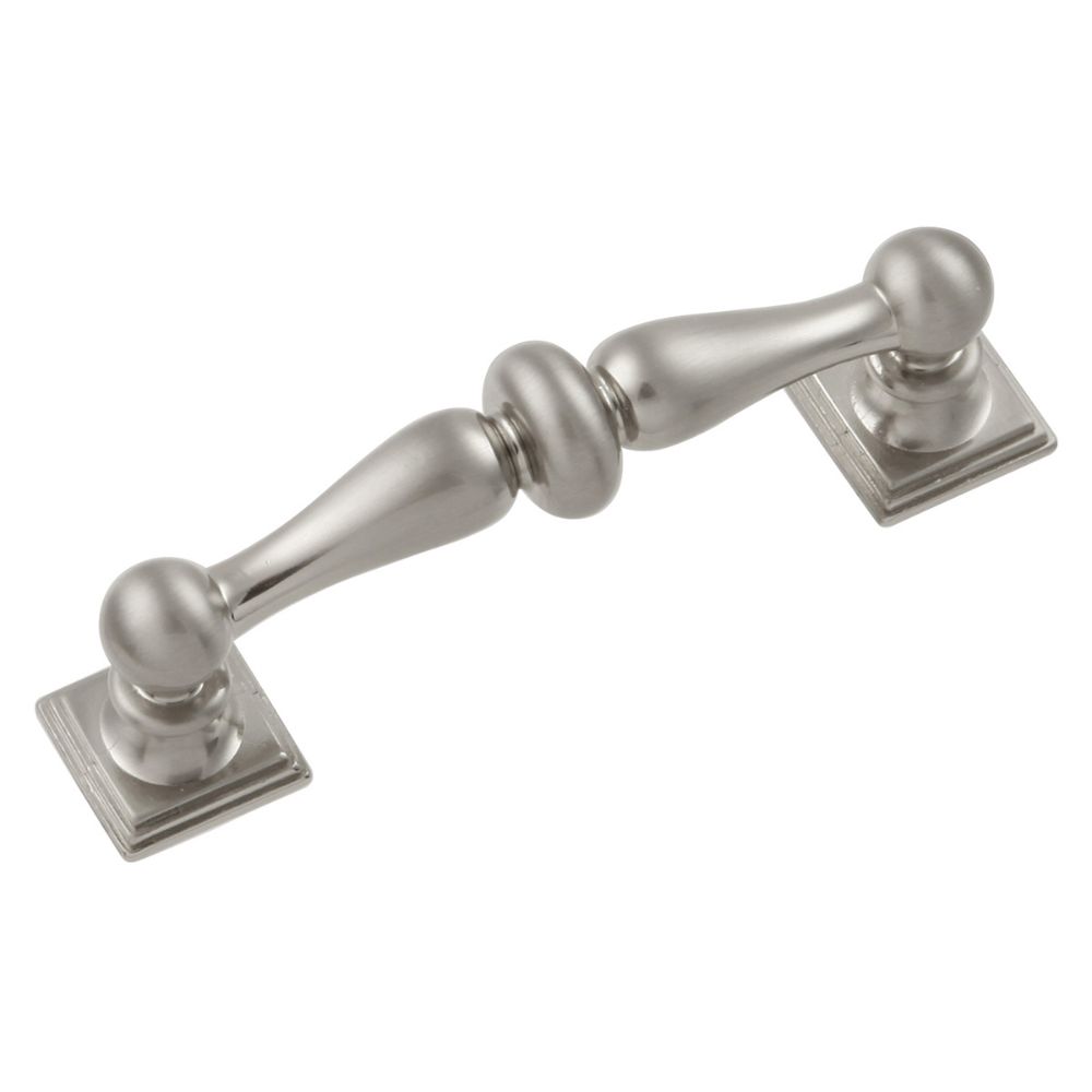 Hickory Hardware HH74549-SN Somerset Collection Pull 3 Inch Center to Center Satin Nickel Finish