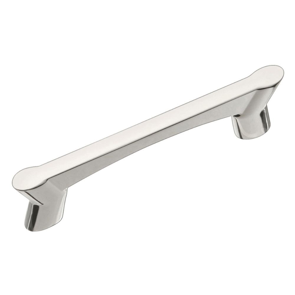 Hickory Hardware HH74551-14 Wisteria Collection Pull 3 Inch Center to Center Polished Nickel Finish